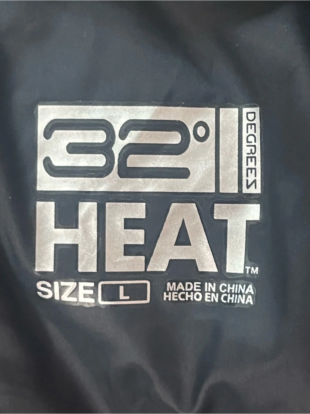32 Degree Heat Quilted Down Shirt Jacket Mens Large
